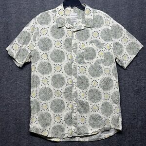 Quiksilver Tripping Since 1969 Shirt Men's Large‎ L Regular Fit Patterned